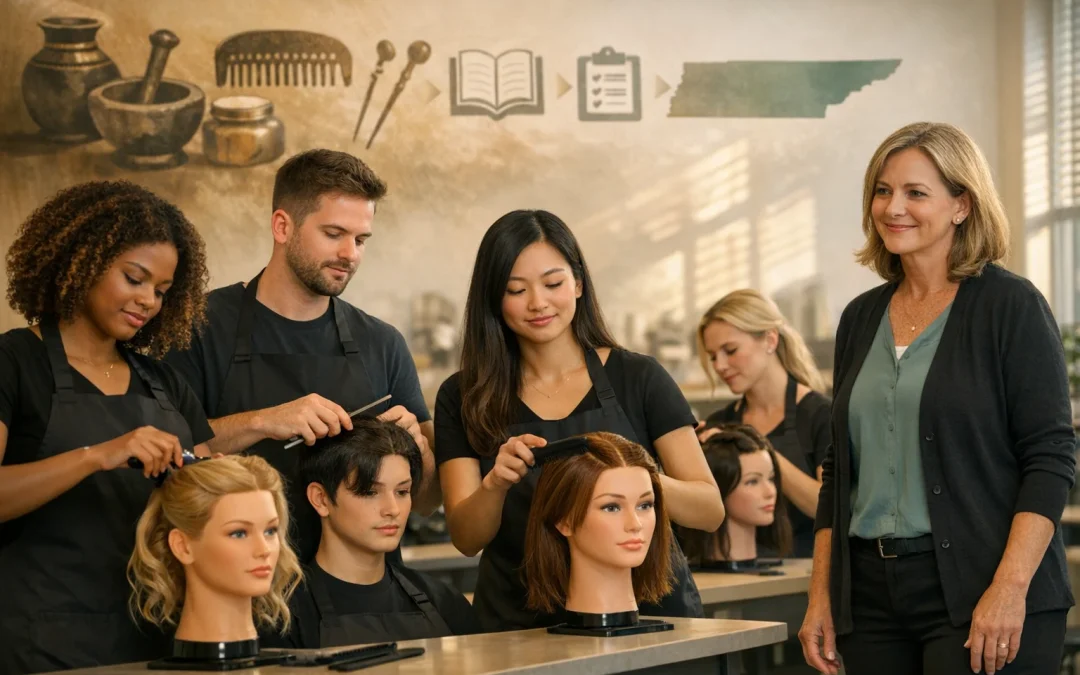 Cosmetology license Tennessee history ancient Egypt modern training Genesis Career Colleges